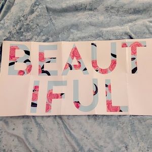 Beautiful Wall Decal 🌸 Floral Letters Nursery Room Wall Decor